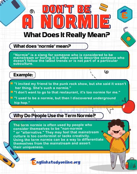opposite of normie|normie Meaning & Origin .